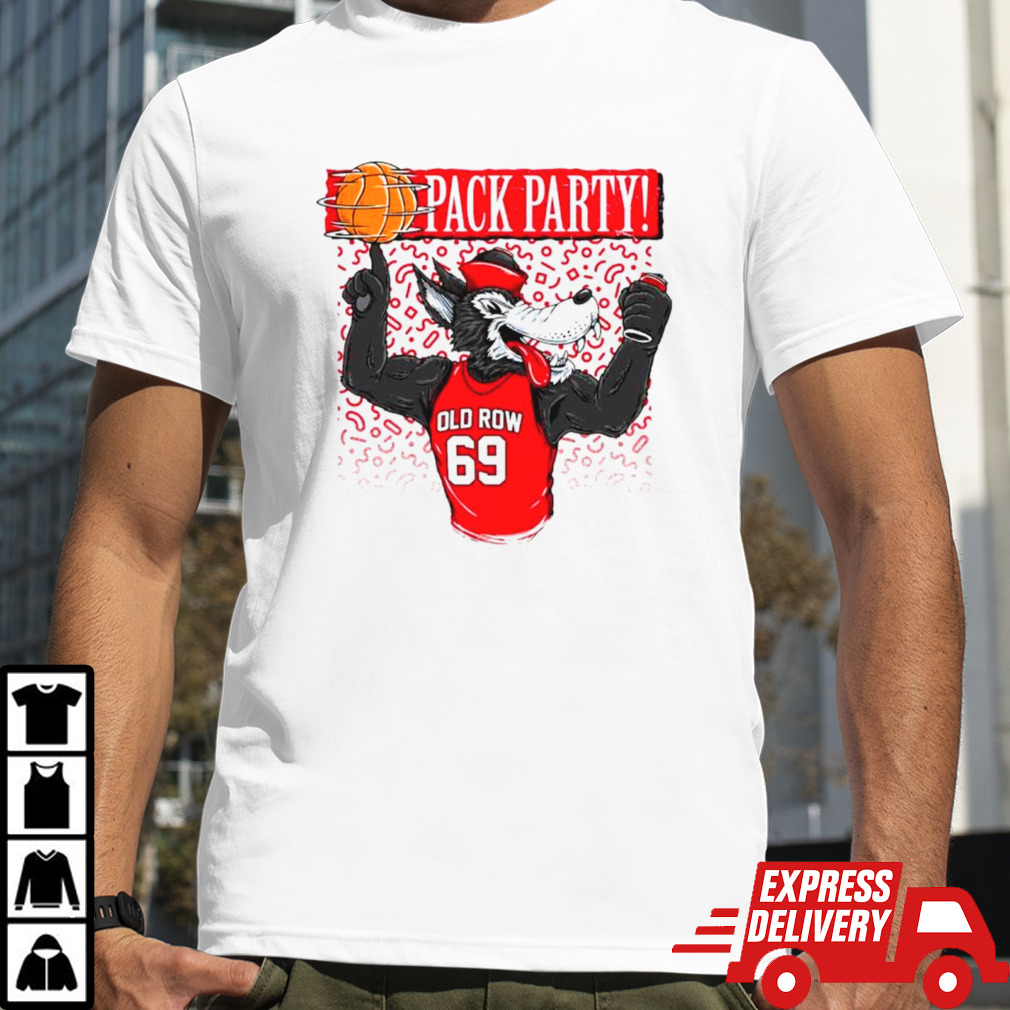 NC State Wolfpack basketball 2024 Pack party shirt