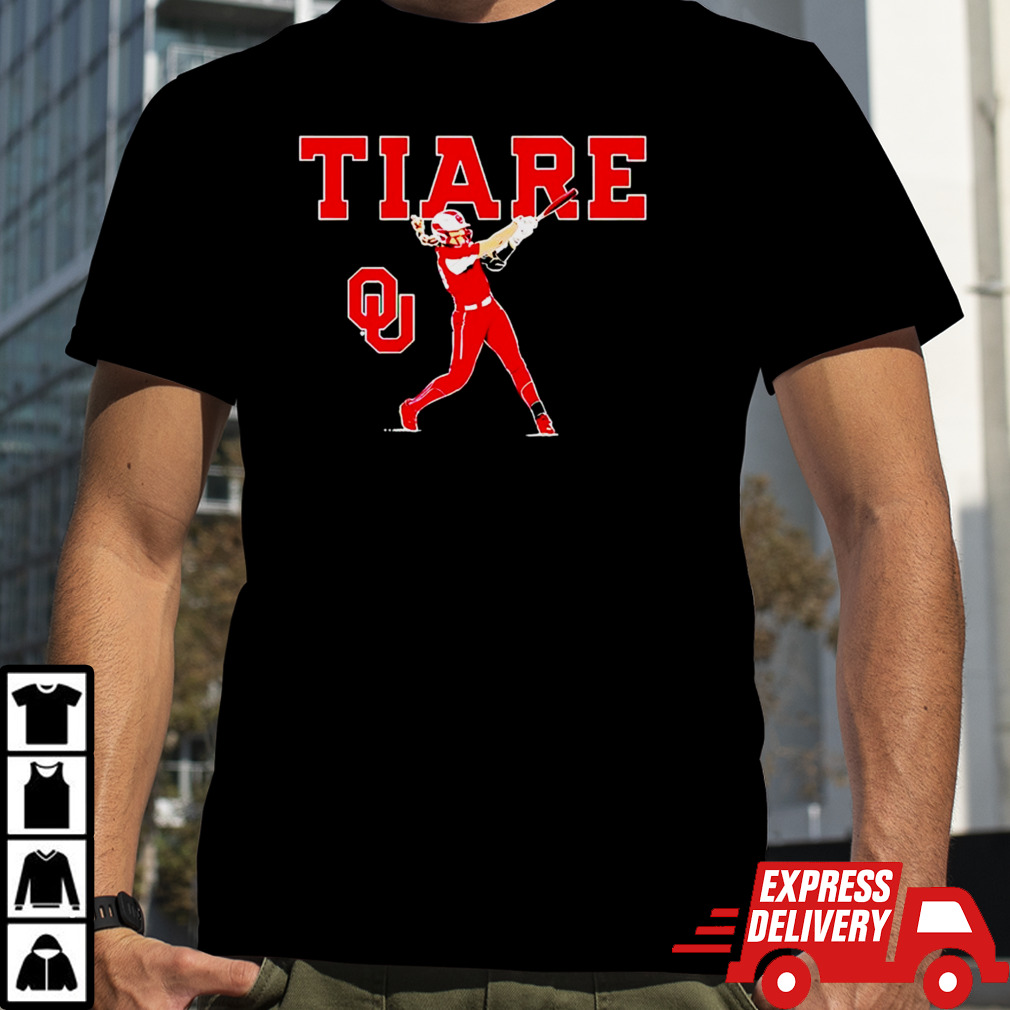 Oklahoma Softball Tiare Jennings Slugger Swing shirt