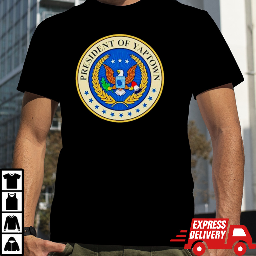 President of Yaptown logo shirt