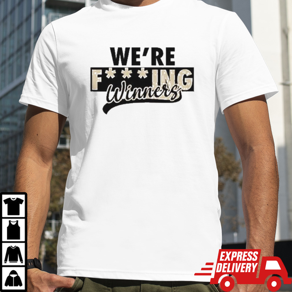 Purdue Boilermakers We’re Fucking Winners Shirt