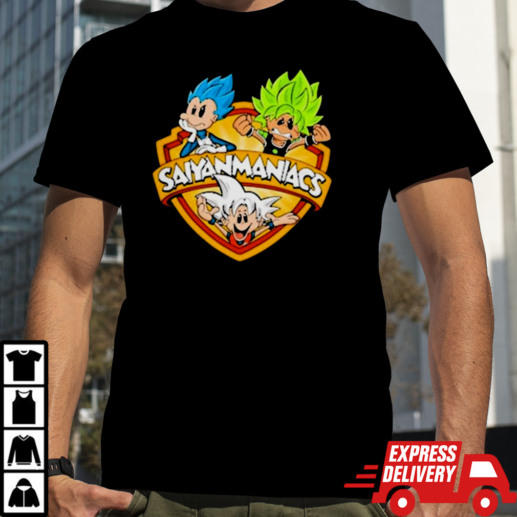 Saiyanmaniacs Cartoon T-Shirt