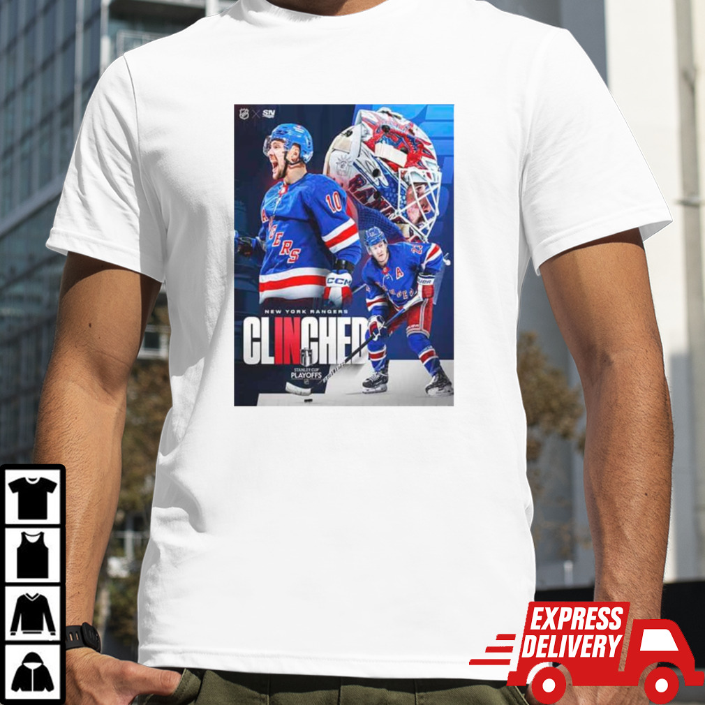 The New York Rangers Have Punched Their Ticket To The Stanley Cup Playoffs 2024 Nhl T-shirt