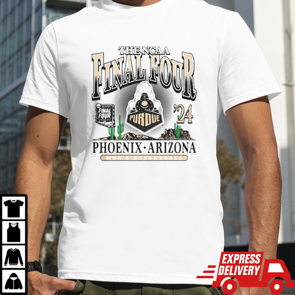 Purdue Men’s Basketball The Ncaa 2024 Final Four Phoenix Arizona Train T-shirt