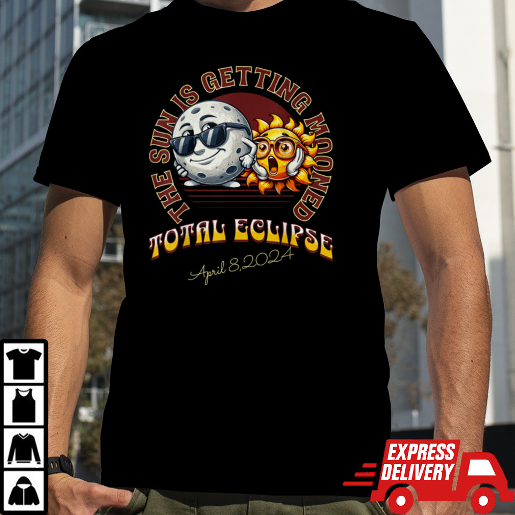 Total Solar Eclipse Chase 2024 Sun is Getting Mooned T-Shirt B0CVRVLFRQ