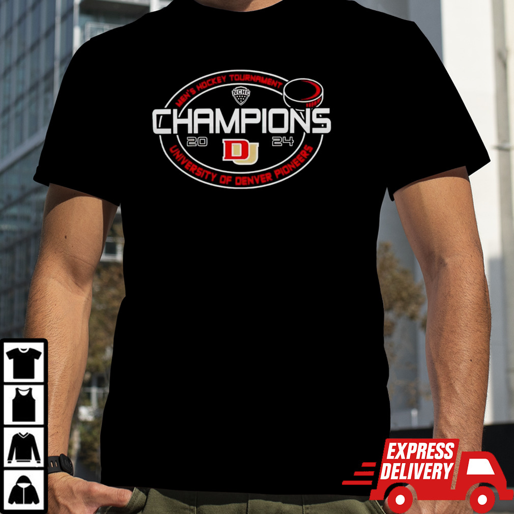 University Of Denver Pioneers Mens Hockey 2024 Nchc Tournament Champions shirt