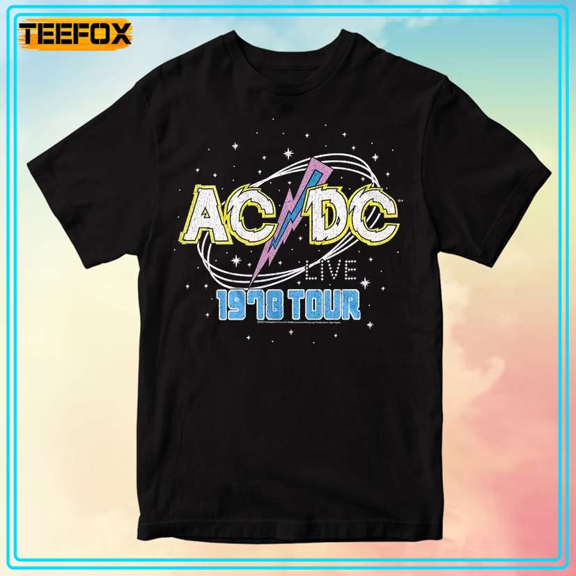 ACDC Live Tour 1978 Unisex T-Shirt