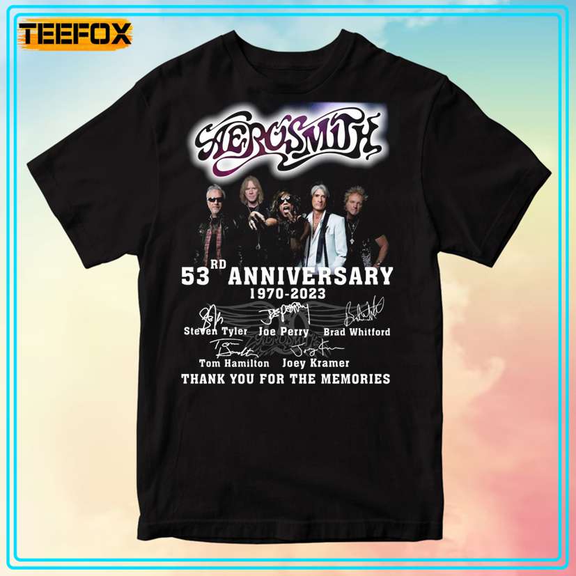 Aerosmith 53rd Anniversary 2024 Unisex T-Shirt