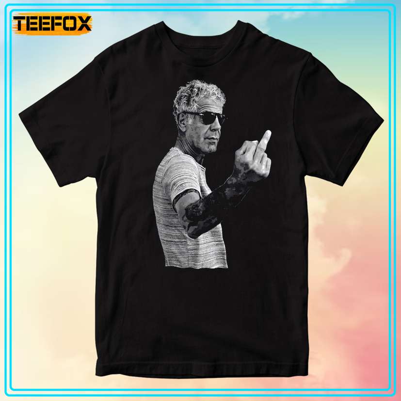 Anthony Bourdain Middle Finger Unisex T-Shirt