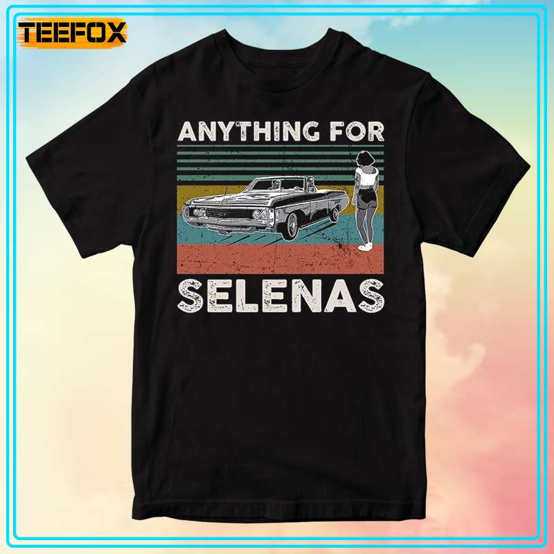 Anything For Selenas Vintage, Selena Quintanilla Short-Sleeve T-Shirt