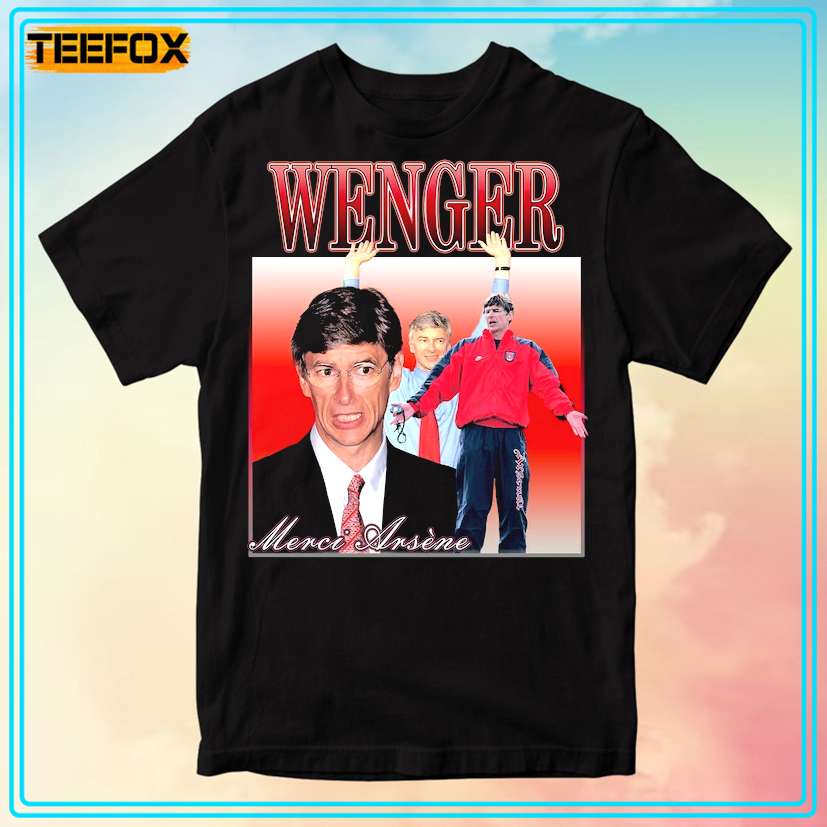 Arsene Wenger Arsenal Premier League T-Shirt