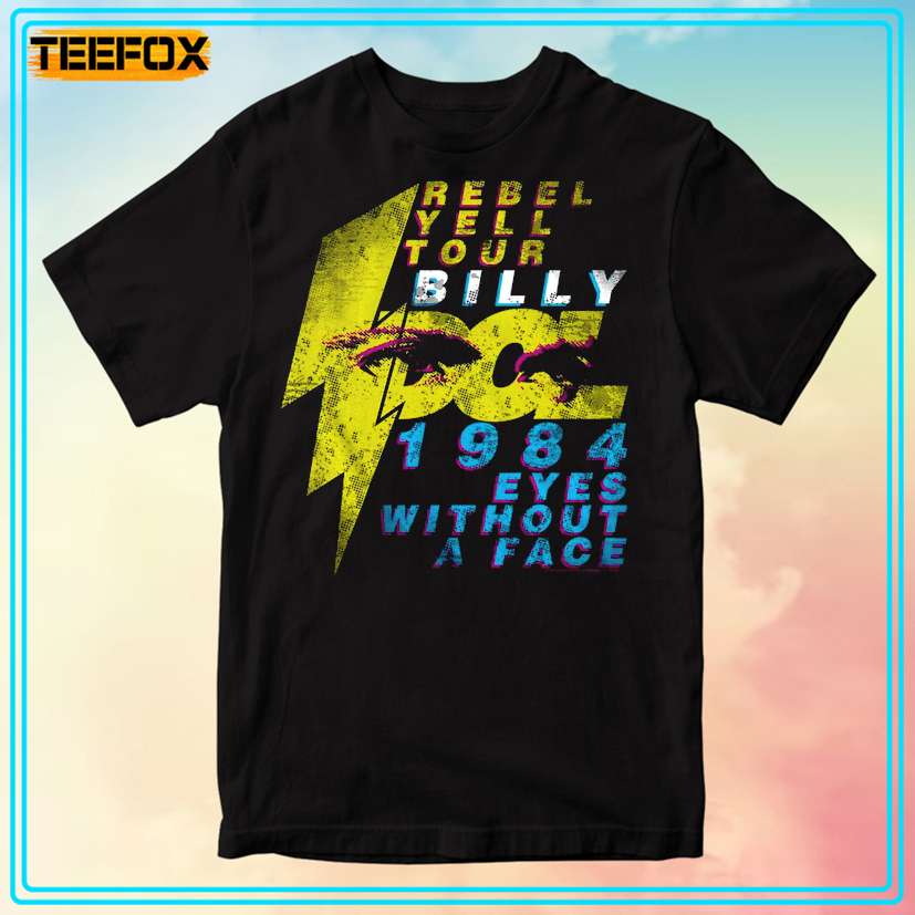 Billy Idol Rebel Yell 1984 Eyes Without a Face Tour T-Shirt