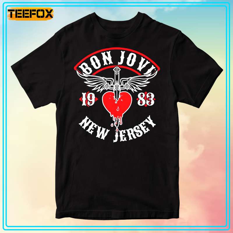 Bon Jovi 1983 New Jersey Short-Sleeve T-Shirt