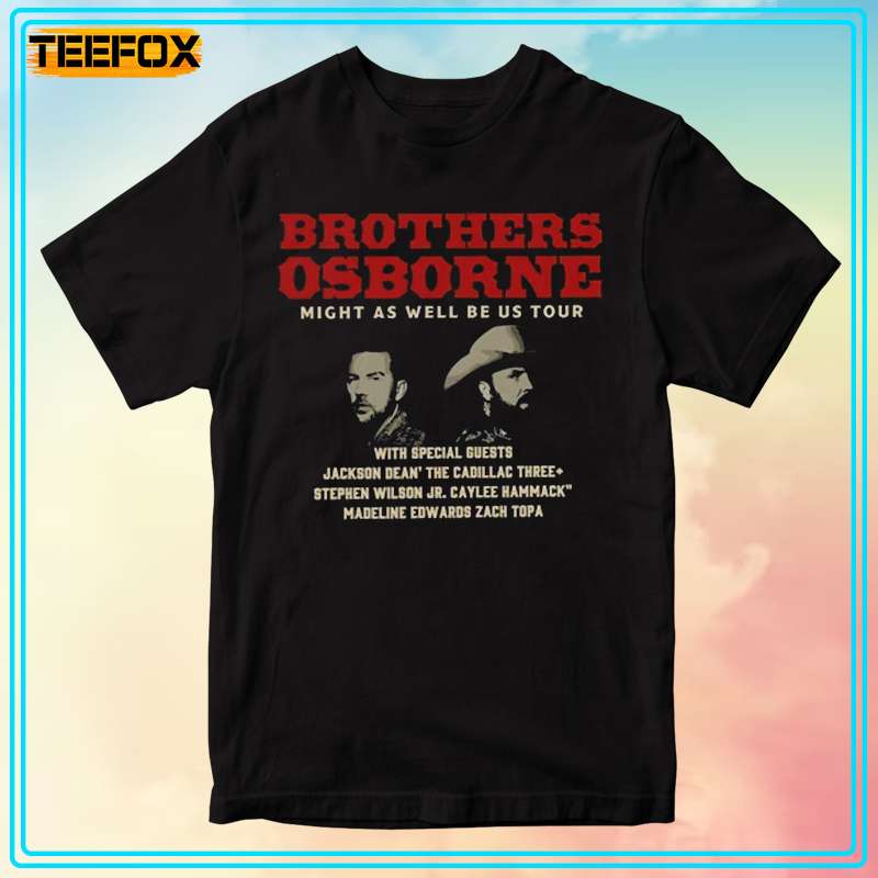 Brothers Osborne Might As Well Be Us Tour 2024 Short-Sleeve T-Shirt