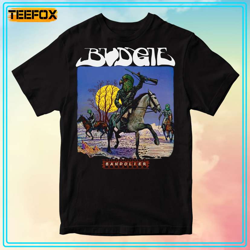 Budgie Bandolier 1975 Unisex T-Shirt