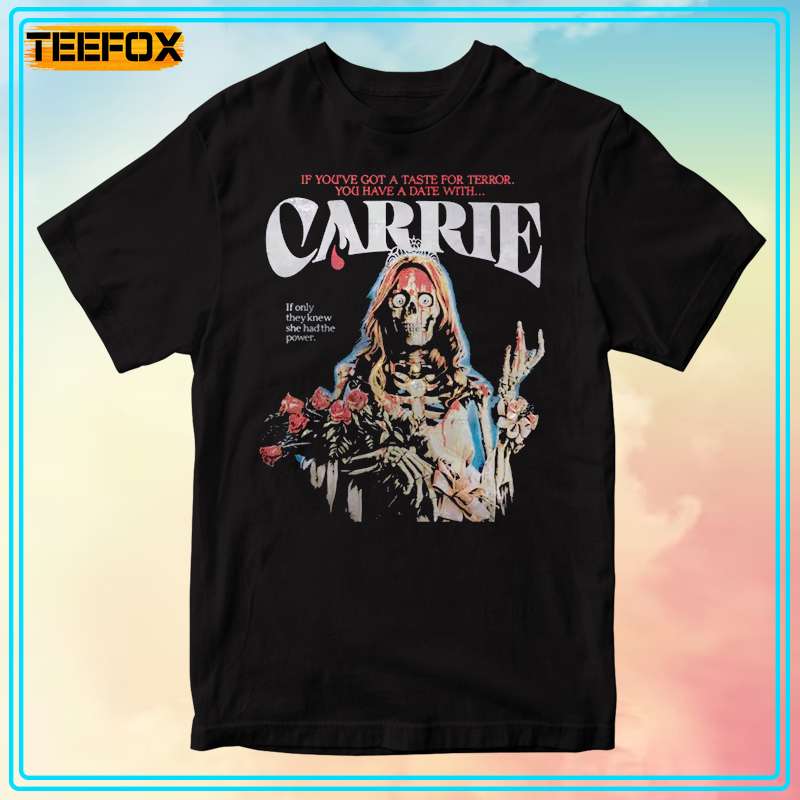 Carrie 1976 Horror Movie Supernatural Halloween Short-Sleeve T-Shirt