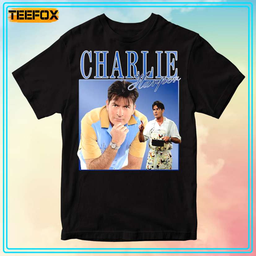 Charlie Harper Two and a Half Men Character T-Shirt