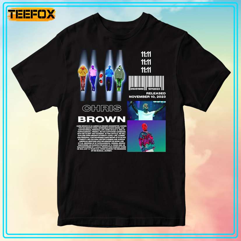 Chris Brown 11-11 Album T-Shirt