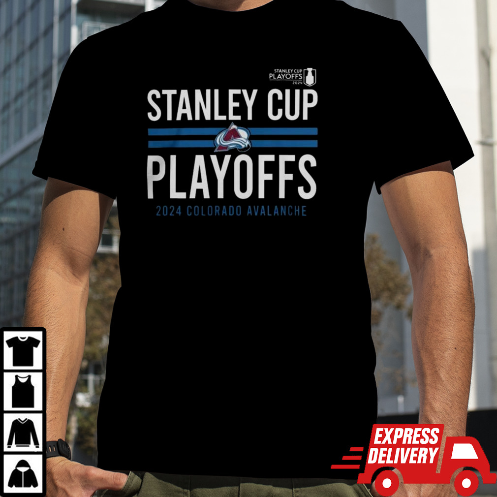 Colorado Avalanche 2024 Stanley Cup Playoffs Crossbar T-shirt