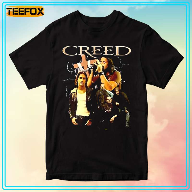 Creed Rock Band 3 Doors Down 2024 Short-Sleeve T-Shirt