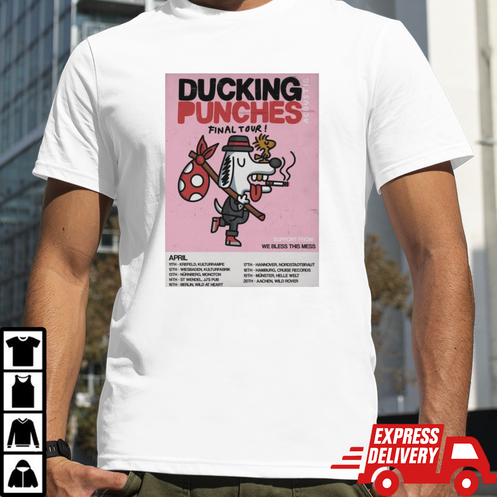 Ducking Punches Final Tour 2024 T-shirt