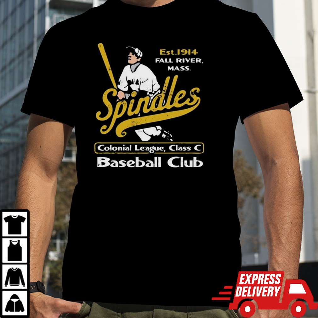 Fall River Spindles Massachusetts Vintage Defunct Baseball Teams T-shirt