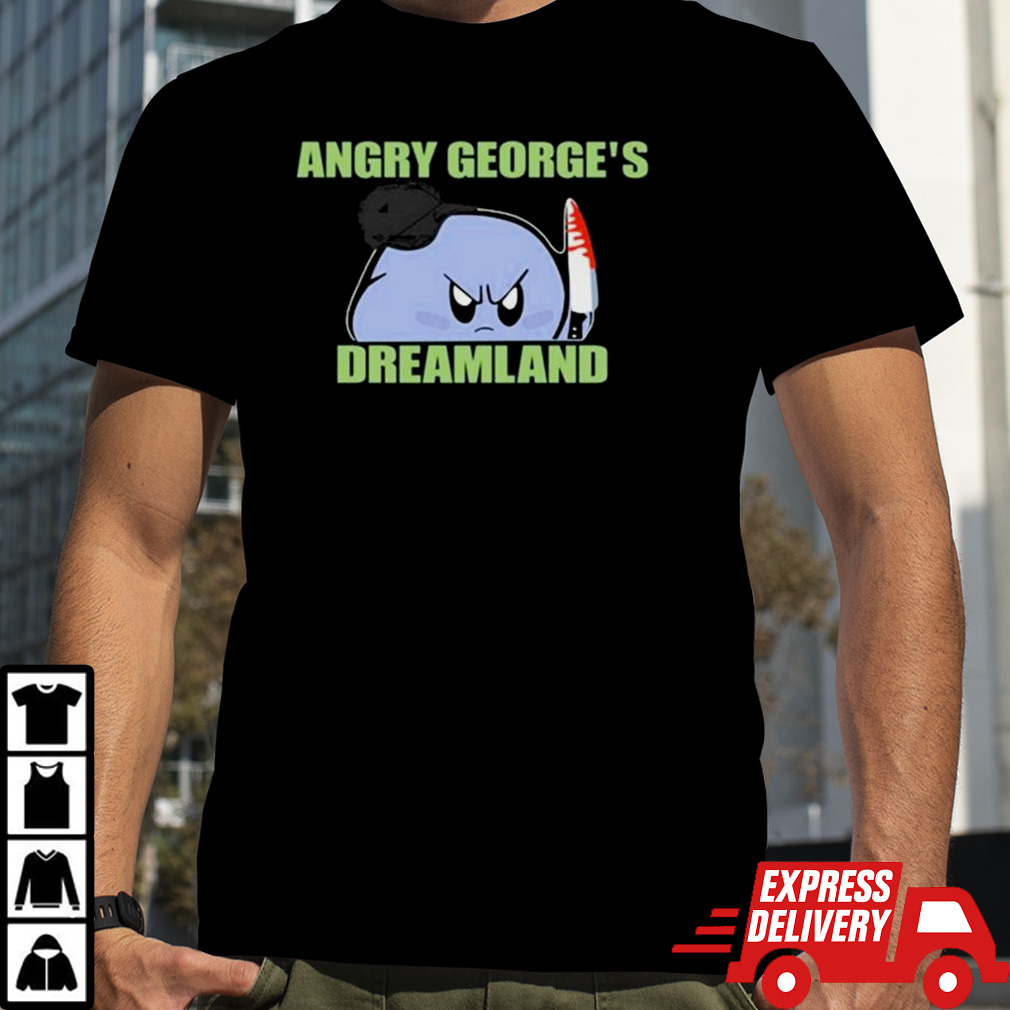 George Kirby Wearing Angry George’s Dreamland shirt