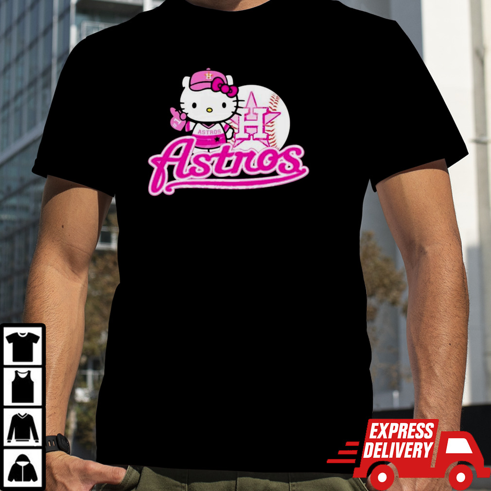 Hello Kitty Houston Astros baseball shirt