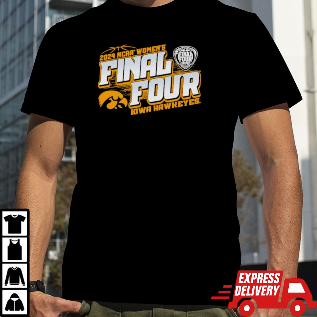 Iowa Hawkeyes Blue 84 Youth 2024 NCAA Women’s Basketball Tournament March Madness Final Four T-Shirt