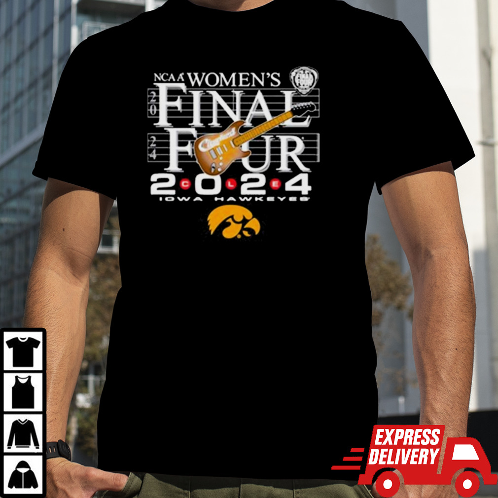 Iowa Hawkeyes Women’s Basketball 2024 Final Four Time Signature Shirt