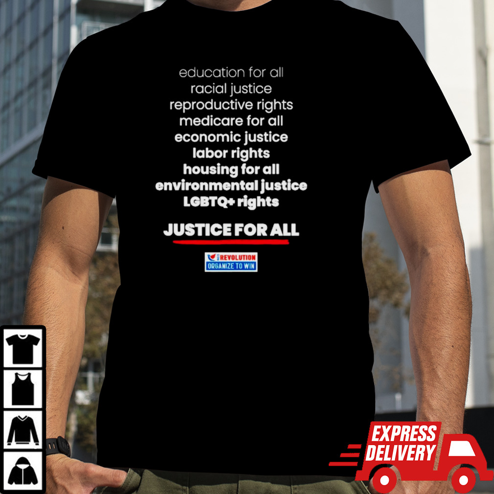 LGBTQ rights Justice for all shirt