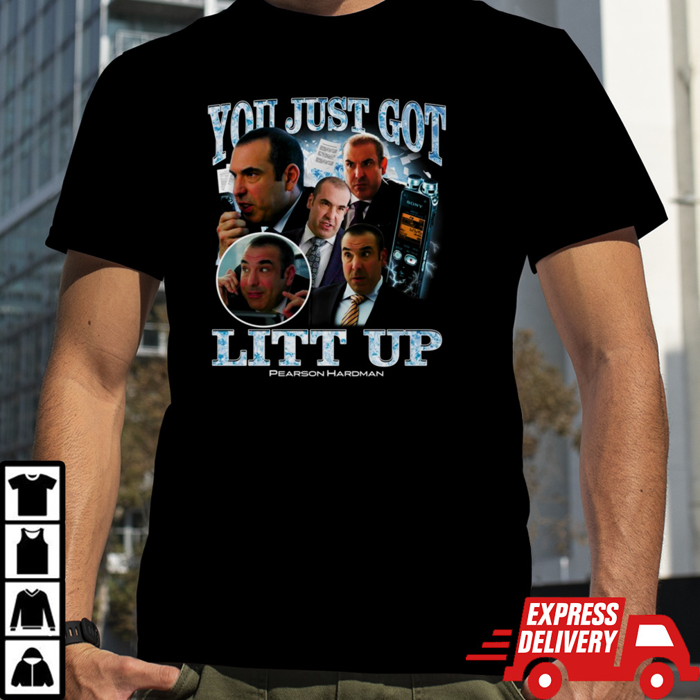 Louis Litt You Just Got Litt Up Pearson Hardman Shirt