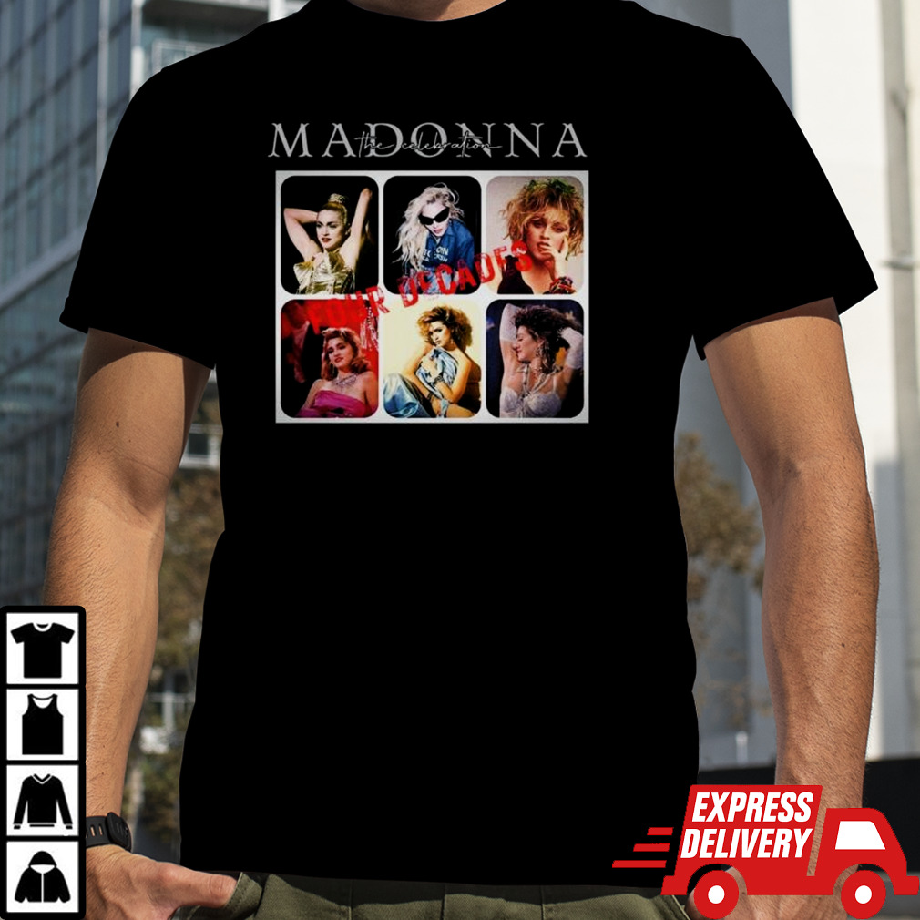 Madonna The Celebration Four Decades T-shirt