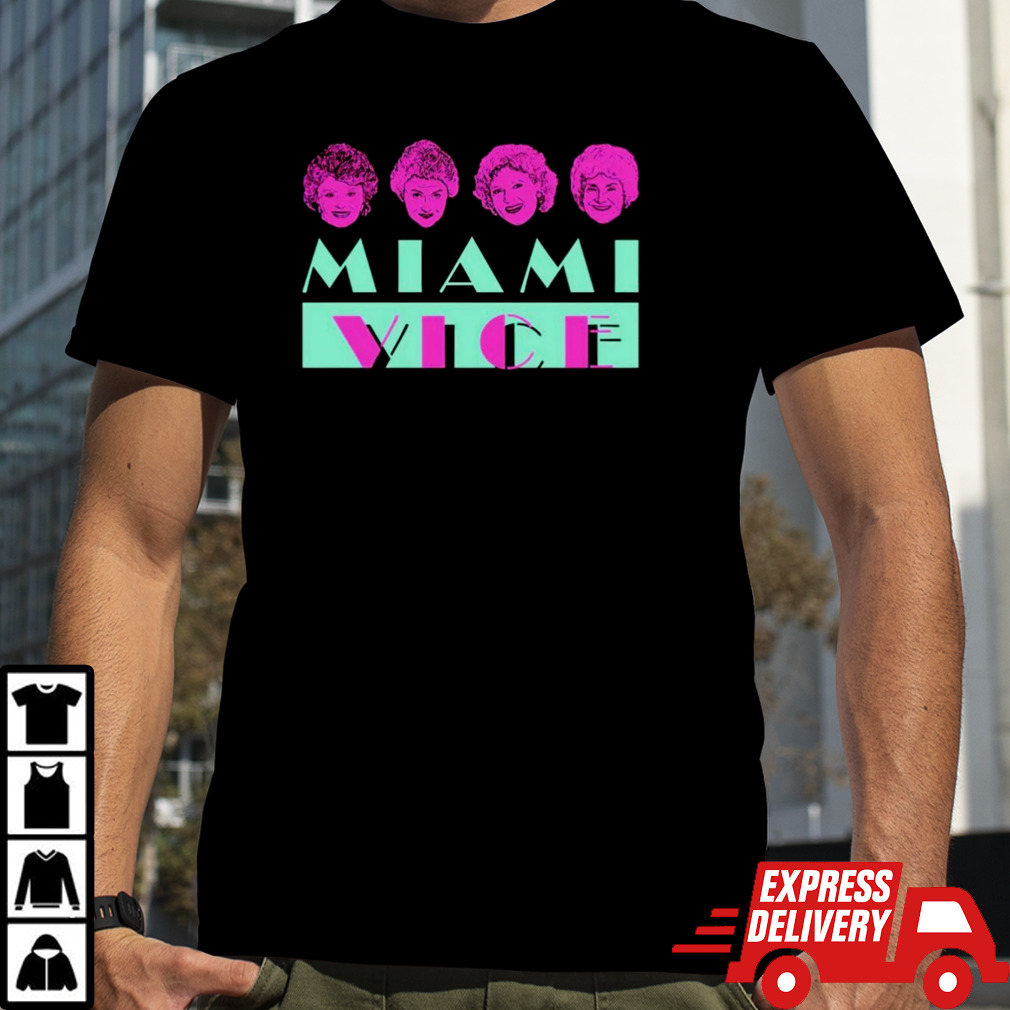 Miami Golden vice shirt