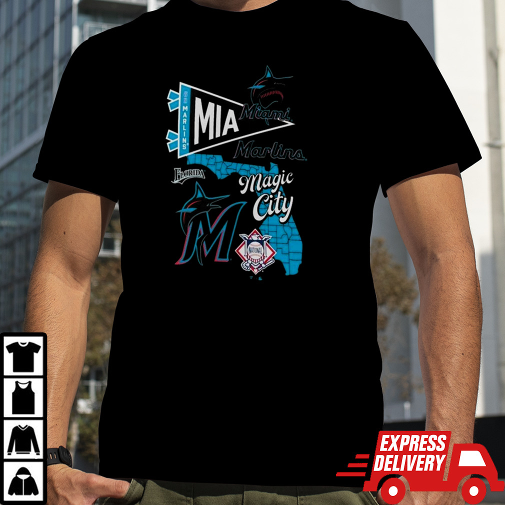 Miami Marlins Split Zone Magic City 2024 Shirt