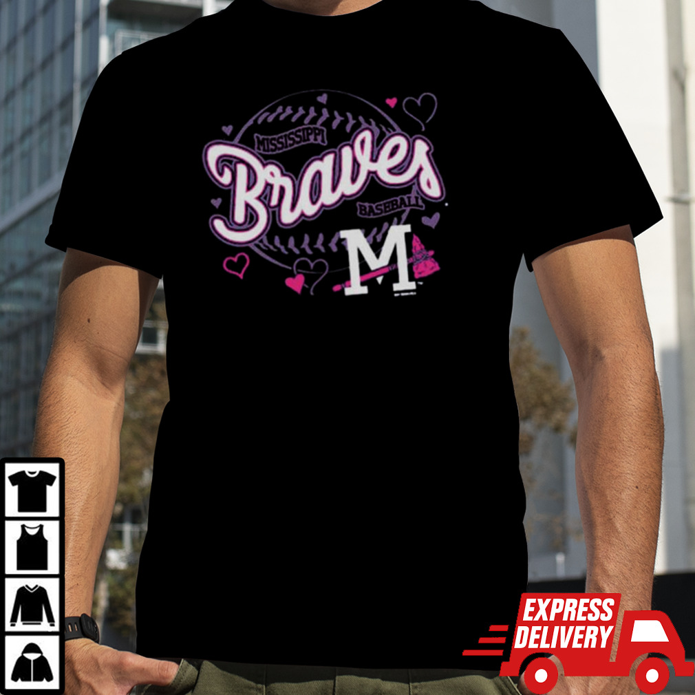 Mississippi Braves Youth Girls Britt shirt