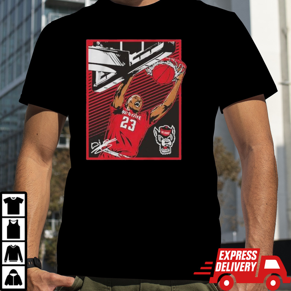 Mo Diarra NC State Woflpack Slam signature shirt