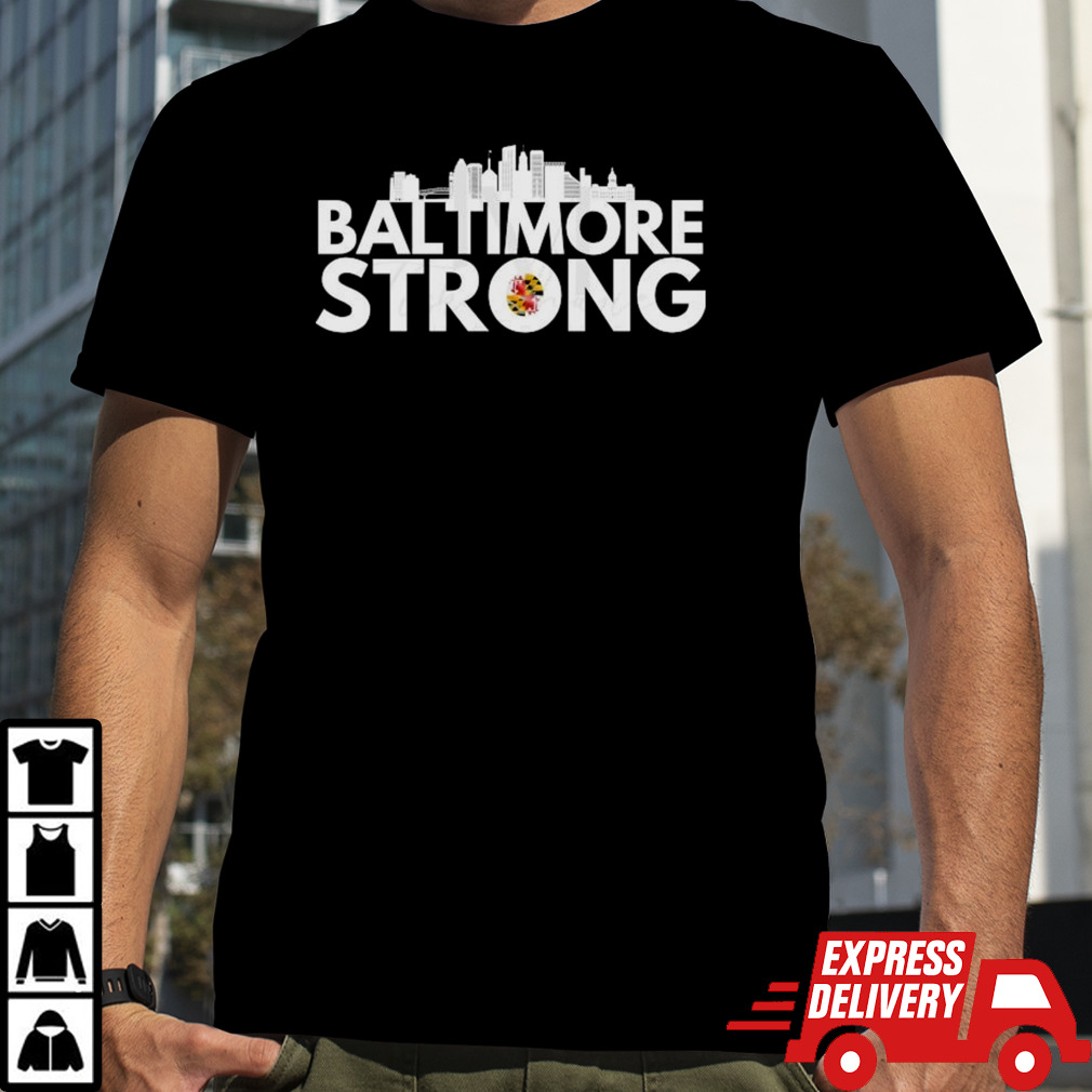 Origina Francis Scott Key Baltimore Strong Skyline Shirt