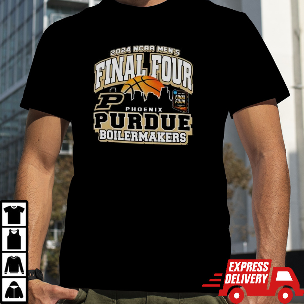 Purdue Boilermakers Skyline 2024 Men’s Final Four Phoenix Shirt