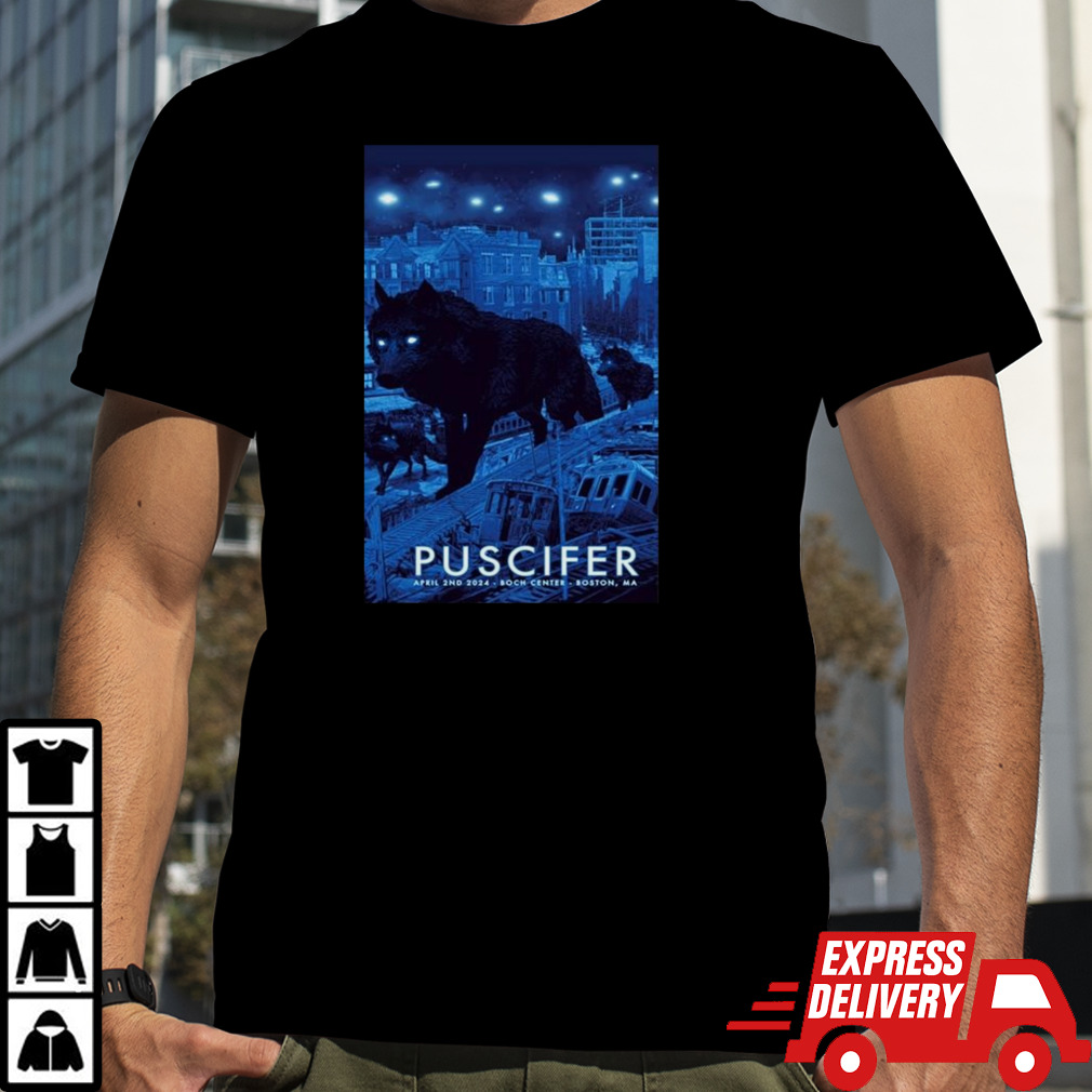 Puscifer Apr 2 2024 Boch Center Wang Theatre Ma T-shirt