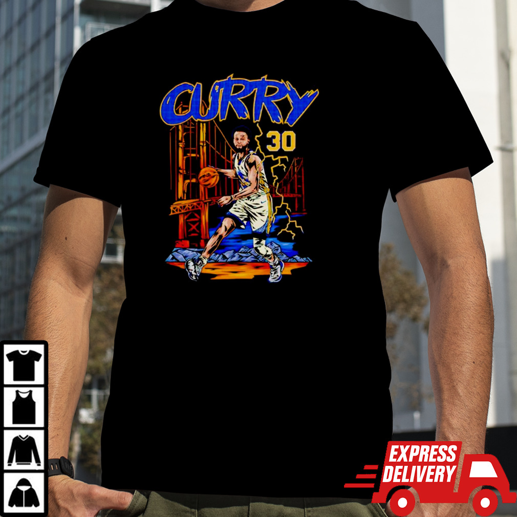 Steph Curry Golden State Warriors Illustration shirt