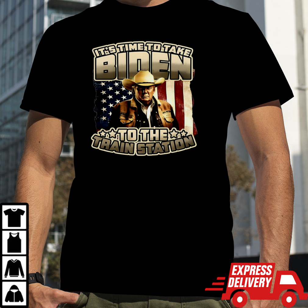 Trump It’s Time To Take Biden To The Train Station Shirt