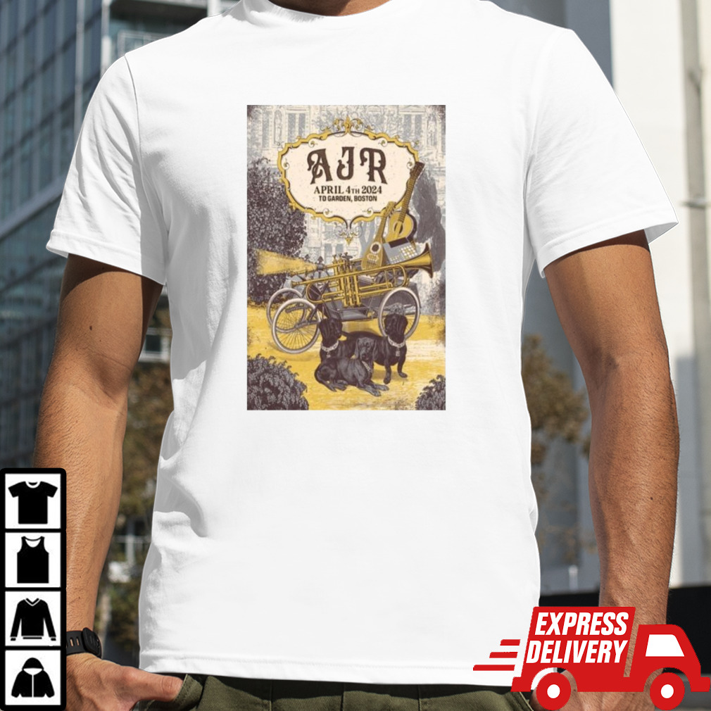 AJR April 4 2024 At The TD Garden In Boston MA On Shirt