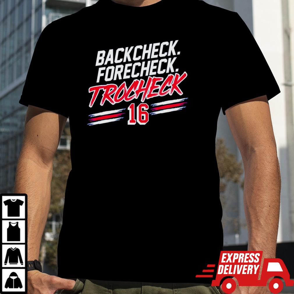 Backcheck Forecheck Trocheck shirt