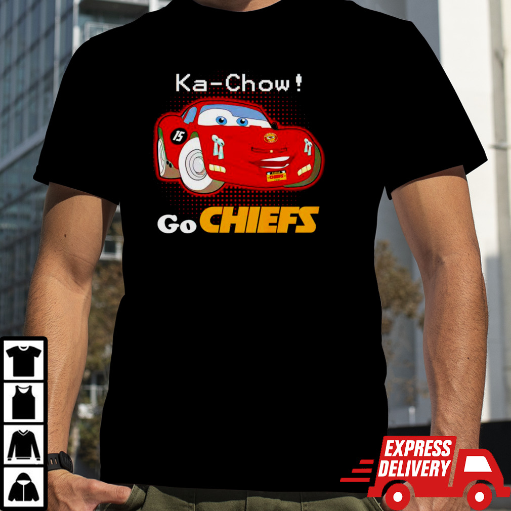 Cars Lightning Patrick Mahomes ka-chow go Kansas City Chiefs T-shirt