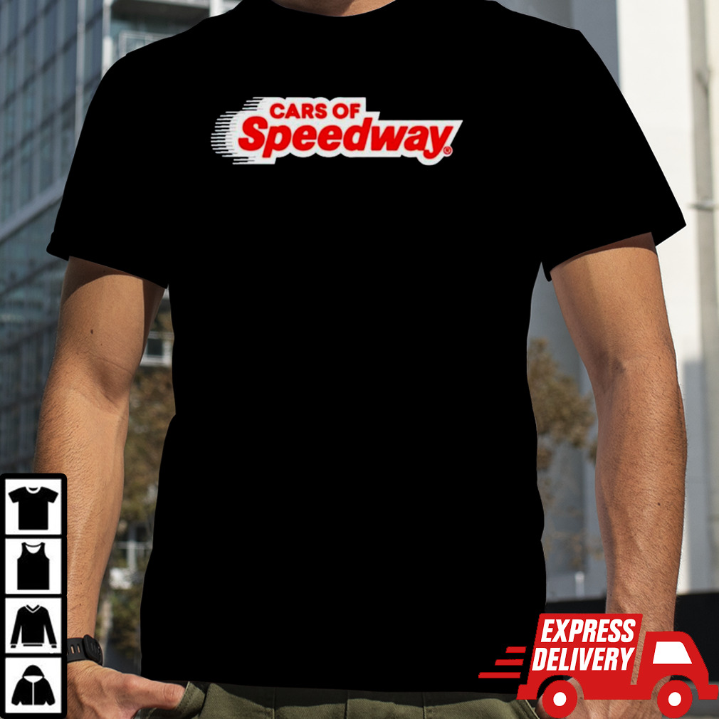 Cars of speedway logo shirt