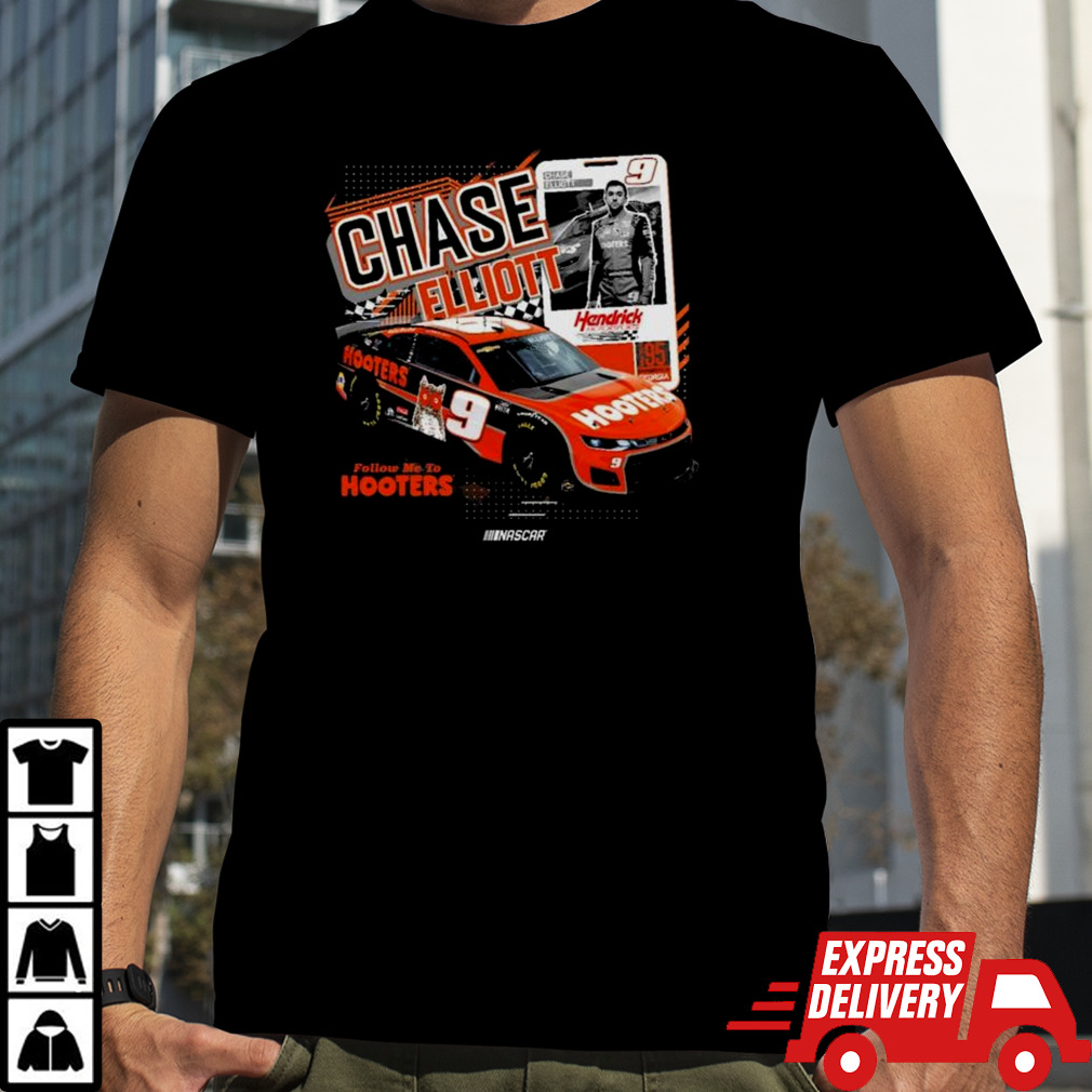 Chase Elliott Hooters 2-spot Trading Paint Hendrick Motorsports T-shirt