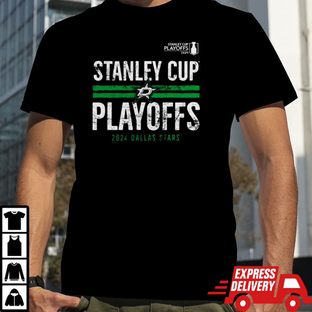 Dallas Stars 2024 Stanley Cup Playoffs Crossbar Shirt