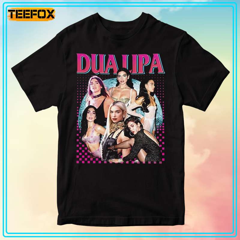 Dua Lipa Retro Unisex Short-Sleeve T-Shirt