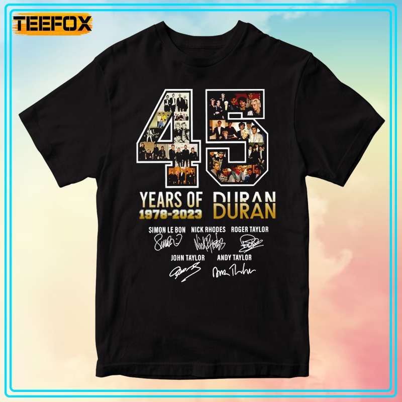 Duran Duran 45 Years Anniversary Short-Sleeve T-Shirt