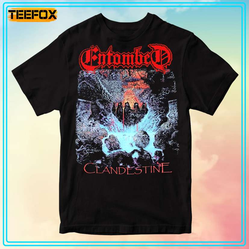 Entombed Clandestine 1991 T-Shirt